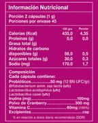 FloraFem Probióticos + Prebióticos + Cranberry 90 cápsulas