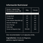 Citrato de Magnesio 500 mg 120 cápsulas