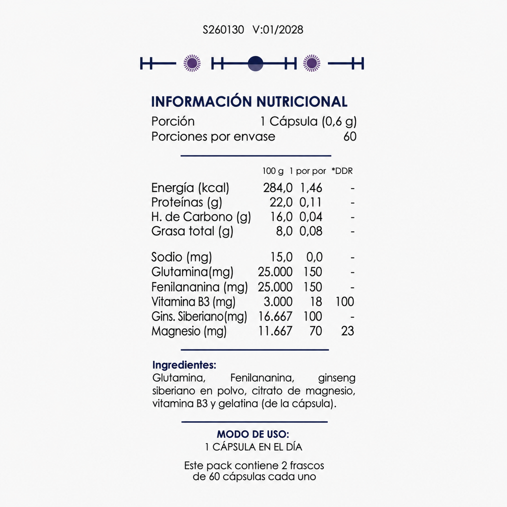 Pack Terra Balance Día/Noche Aminoácidos + Vitaminas 120 cápsulas