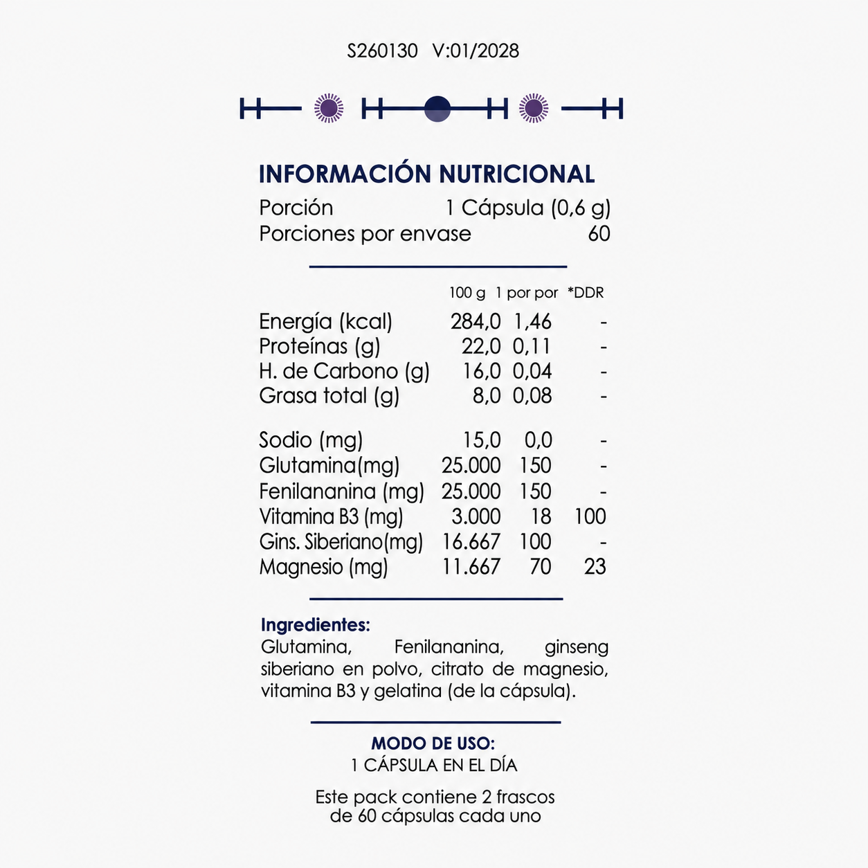 Pack Terra Balance Día/Noche Aminoácidos + Vitaminas 120 cápsulas