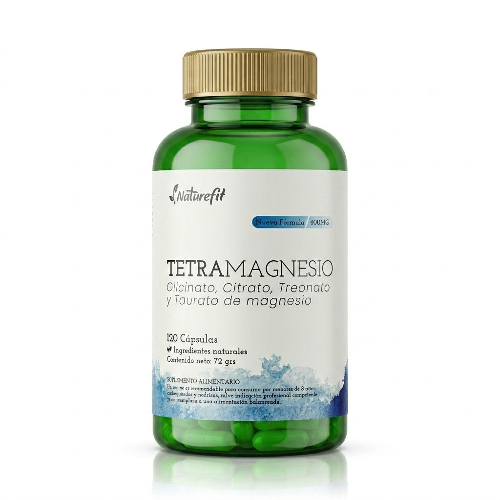 Tetra Magnesio 400 mg 120 cápsulas