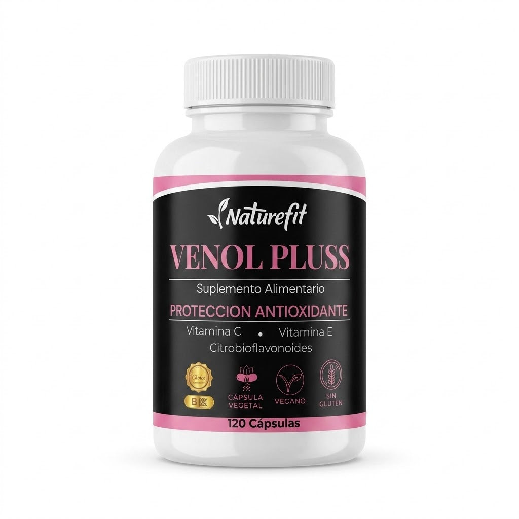 Venol Pluss Citrobioflavonoides + Vitamina C + E 120 cápsulas